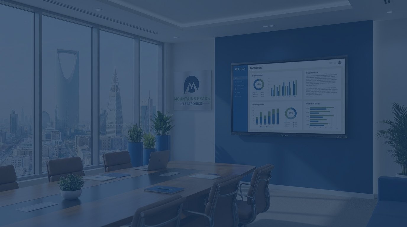 شاشة OX USA Hub M1 التفاعلية باللمس 98 بوصة 8 جيجا رام ذاكرة 128 جيجا لون رمادي