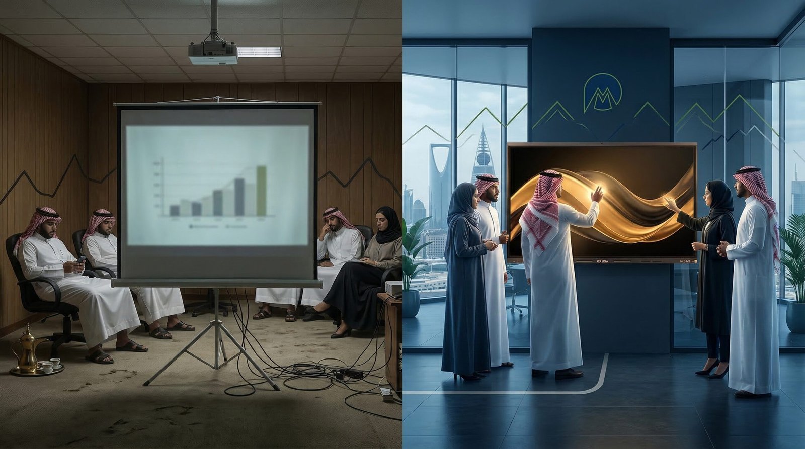 الشاشات التفاعلية من شركة ماونتينز بيكس إلكترونيكس Mountains Peaks Electronics